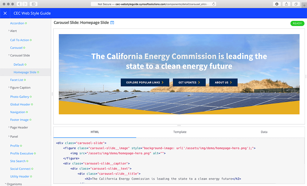 California Energy Commission Pattern Library